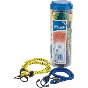 Draper 10 Piece Assorted Elastic Bungee Straps