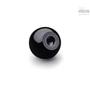 ELESA PLX Spherical knobs Duroplast PLX.25-M5-C9