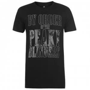 Official Official Peaky Blinders T Shirt Mens - By Order