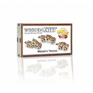 Widgets Trucks Wooden City 3D Wooden Model Kit