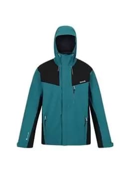 Regatta Birchdale Waterproof Hooded Shell Jacket - Green, Size L, Men