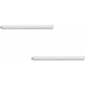 Loops - 2 pack Wall Flush Ceiling Light Colour White Shade White Plastic Bulb LED 3.2W