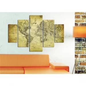 ST002 Multicolor Decorative MDF Painting (5 Pieces)