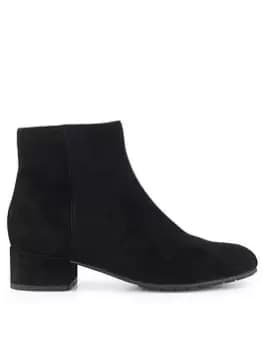 Dune London Wide Fit Pippie Ankle Boot, Black, Size 4, Women