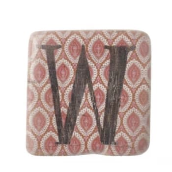 Letter W Coasters By Heaven Sends