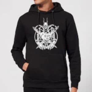 Mr Pickles Pentogram Drawn Dog Head Hoodie - Black