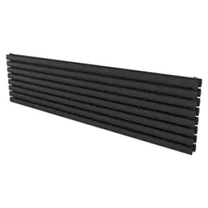 Eden Duplex Horizontal Designer Radiator 468x1800 Anthracite