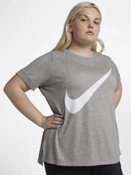 Nike Sportswear Swoosh Tee Curve Grey