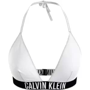 Calvin Klein Triangle Bikini Top - White