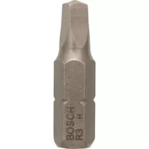 Bosch Square Extra Hard Screwdriver Bit R3 Square 25mm Pack of 25