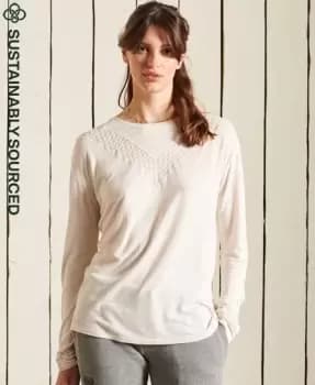 Superdry Rock Lace Long Sleeved Jersey Top