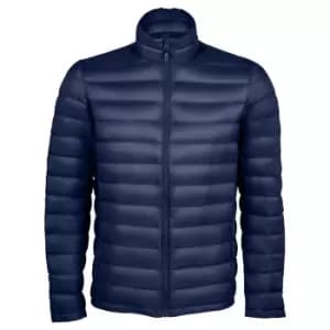 SOLS Mens Wilson Lightweight Padded Jacket (S) (French Navy)