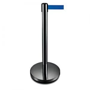 GPC Belt Barrier Black Post & Blue Belt