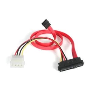 Startech 18" SAS 29 Pin to SATA Cable LP4 Power