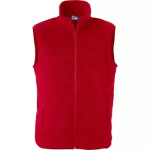 Clique Unisex Adult Basic Polar Fleece Vest Top (L) (Red)
