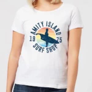 Jaws Amity Surf Shop Womens T-Shirt - White - XXL