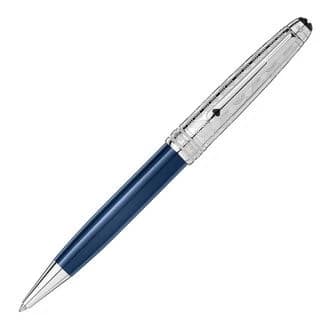 Mont Blanc - Meisterstuck Around The World In 80 Days Doue Classique Ballpoint Pen - Ballpoint Pens - Blue