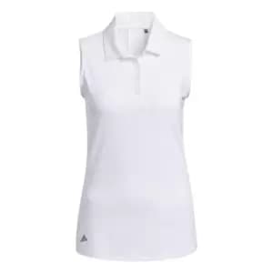 adidas ULT365 Sleeveless Polo Shirt Womens - White
