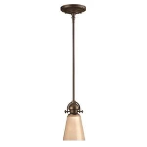 1 Light Dome Ceiling Mini Pendant Olde Bronze, E27