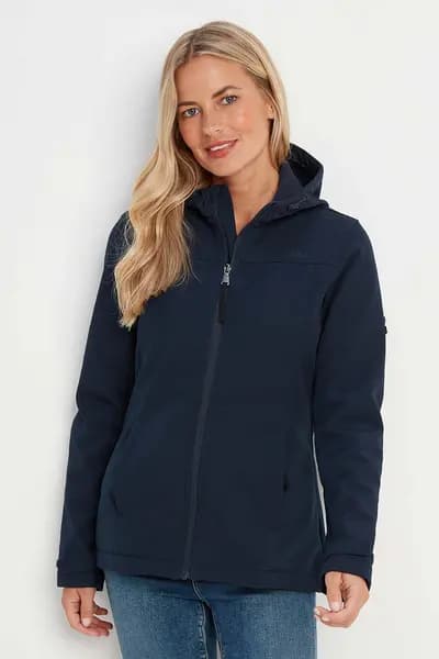 TOG24 'Keld' Softshell Hooded Jacket Navy