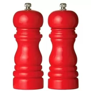 Red High Gloss Salt and Pepper Set