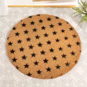 Artsy Doormats Stars Circle Doormat