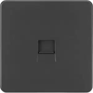 MLA Knightsbridge Screwless Telephone Extension Socket Anthracite - SF7400AT