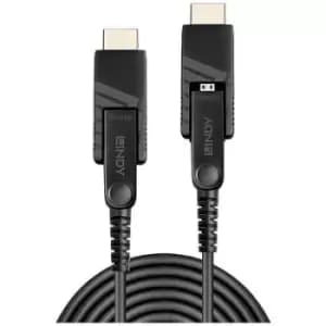 LINDY Cable HDMI-Micro-D plug, HDMI-Micro-D plug 20 m Black 38321 HDMI cable