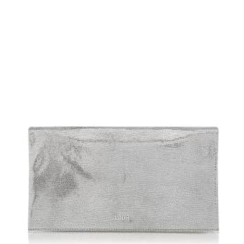 Biba Biba Fold Over Chain Clutch Bag - Silver
