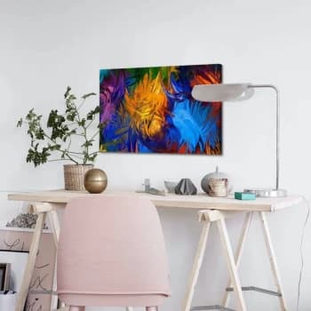 4570ABSC - 002 Multicolor Decorative Canvas Painting