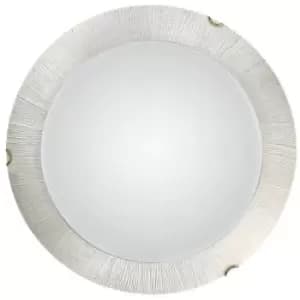 Kolarz MOON - Lifestyle Glass Simple Flush Ceiling Light Gold - Sun White Finish, 3x E27