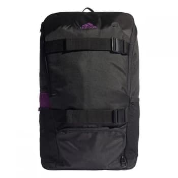 adidas Manchester United ID Backpack Unisex - Black / Glory Purple