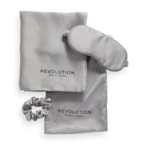 Revolution Haircare The Beauty Sleep Satin Sleep Set Silver