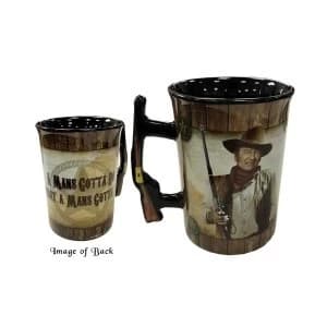 A Mans Gotta Do John Wayne Mug