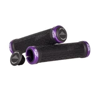 Azonic Logo Lock-on Grips 130mm Purple
