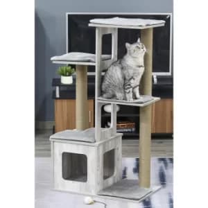 5 Tier Jute Rope Scratching Tree