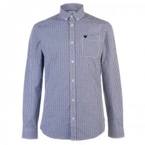 Soviet Gingham Shirt - Black/Blue