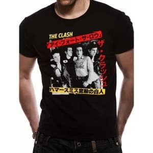 The Clash - Kanji Mens X-Large T-Shirt - Black