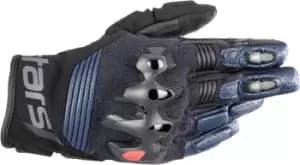 Alpinestars Halo Motorcycle Gloves, black-blue, Size L, black-blue, Size L