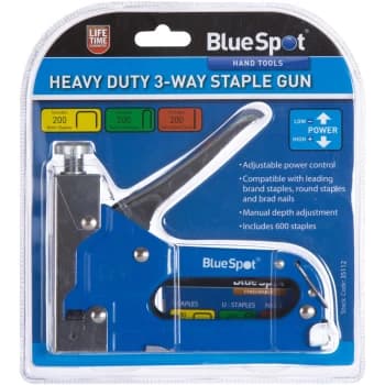 35112 Heavy Duty 3-Way Staple Gun - Bluespot