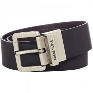 Diesel Double C Reversible Black & Brown Belt - Black