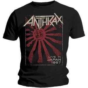 Anthrax - Live in Japan Unisex Large T-Shirt - Black