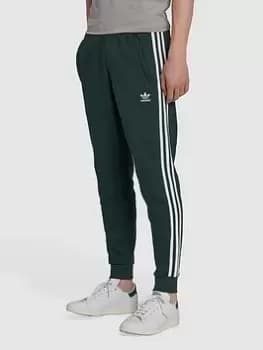 adidas Originals 3-Stripes Pant - Dark Green, Dark Green, Size L, Men