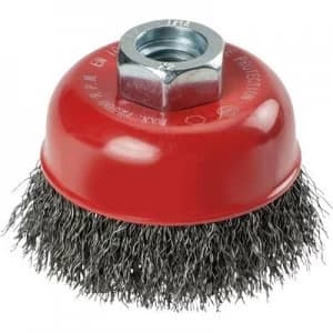 kwb AGGRESS-FLEX CUP BRUSH, STEEL WIRE, CORRUGATED 719106