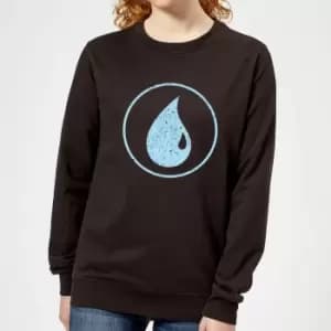 Magic The Gathering Mana Blue Womens Sweatshirt - Black - M - Black