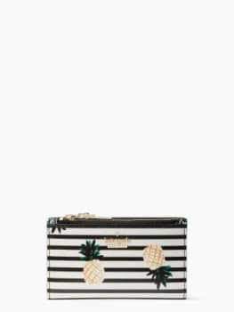 Kate Spade New York cameron street pinepples zip around purse Multi Coloured