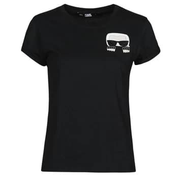 Karl Lagerfeld IKONIKKARLPocketT-SHIRT womens T shirt in Black - Sizes EU M,EU L