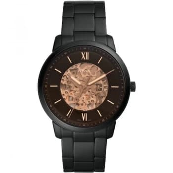 Fossil Black 'Neutra Automatic' Automatic Retro Watch - ME3183