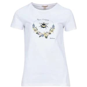 Barbour Womens Bowland Tee White 12