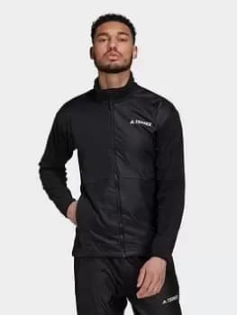 adidas Multi Primegreen Wind Fleece Jacket, Black Size XL Men